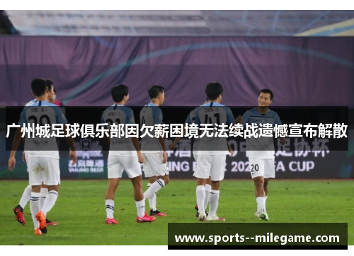 广州城足球俱乐部因欠薪困境无法续战遗憾宣布解散 广州城足球俱乐部因欠薪困境无法续战遗憾宣布解散
